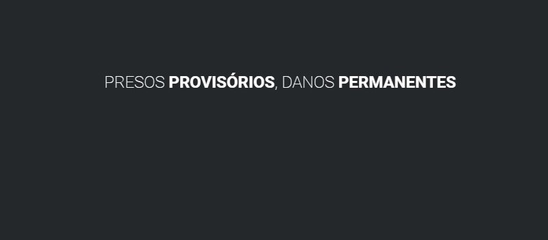 Site do projeto desenvolvido em parceria com o Instituto Sou da Paz